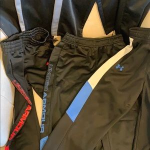 Lot of 6 youth under armor pants size 5-7